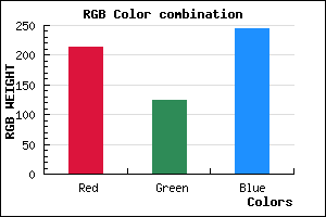 rgb background color #D67CF5 mixer
