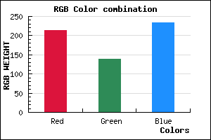 rgb background color #D68BE9 mixer