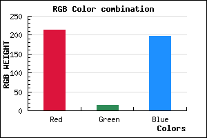 rgb background color #D60EC5 mixer