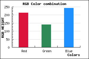 rgb background color #D68CF2 mixer
