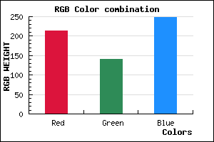rgb background color #D68CF8 mixer