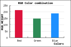 rgb background color #D694BC mixer