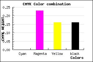 #D6A4B3 color CMYK mixer