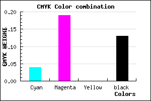 #D6B4DE color CMYK mixer