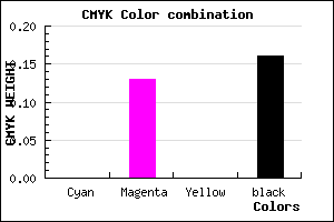 #D6BAD5 color CMYK mixer