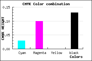 #D6C7DD color CMYK mixer