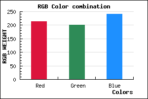 rgb background color #D6C9F1 mixer