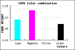 #D6CEEC color CMYK mixer