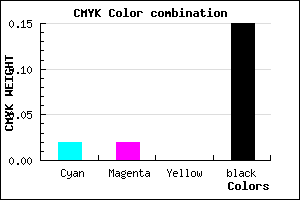 #D6D6DA color CMYK mixer