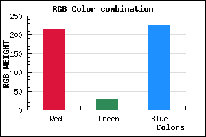 rgb background color #D61DE1 mixer