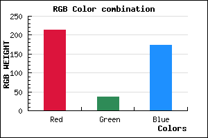 rgb background color #D624AE mixer