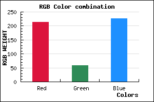 rgb background color #D63BE3 mixer
