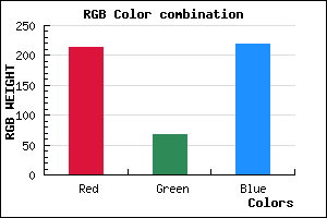 rgb background color #D643DB mixer