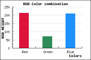 rgb background color #D648D1 mixer