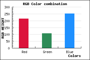 rgb background color #D76BFB mixer
