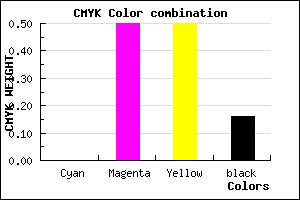 #D76C6C color CMYK mixer
