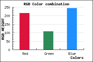 rgb background color #D76CF4 mixer