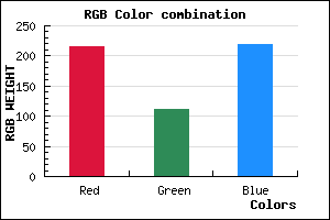 rgb background color #D76FDB mixer
