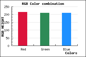 rgb background color #D7D2D2 mixer
