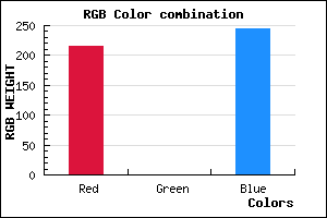 rgb background color #D800F5 mixer