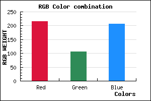 rgb background color #D86ACF mixer