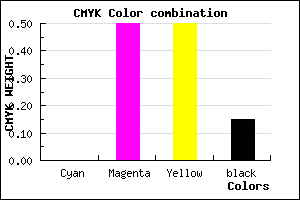 #D86B6B color CMYK mixer