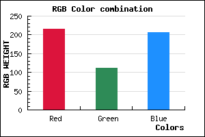 rgb background color #D870CF mixer