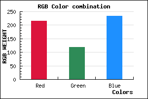 rgb background color #D876EA mixer