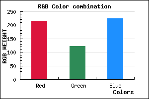 rgb background color #D87BE0 mixer