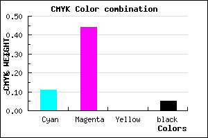 #D888F2 color CMYK mixer