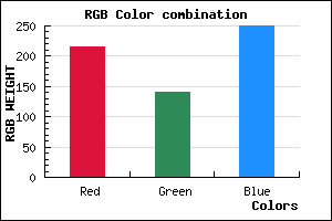 rgb background color #D88CFA mixer