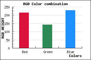 rgb background color #D88EE6 mixer