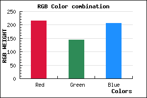 rgb background color #D890CF mixer