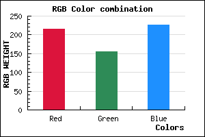 rgb background color #D89CE2 mixer