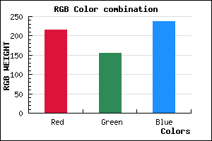 rgb background color #D89CEE mixer