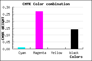 #D89FDB color CMYK mixer