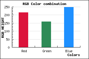 rgb background color #D89FF9 mixer
