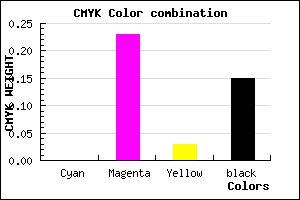 #D8A6D1 color CMYK mixer