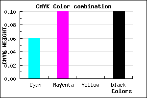 #D8CEE6 color CMYK mixer