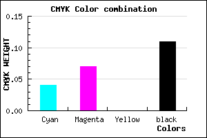 #D8D2E2 color CMYK mixer