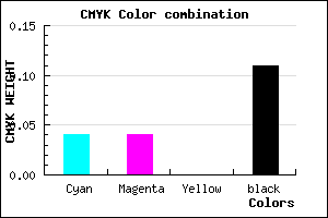 #D8D8E2 color CMYK mixer