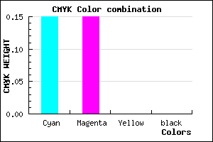 #D8D8FE color CMYK mixer