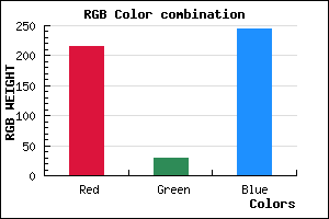 rgb background color #D81DF5 mixer