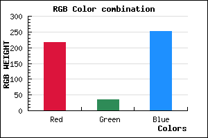 rgb background color #D824FB mixer