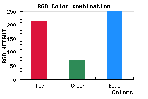 rgb background color #D848FA mixer