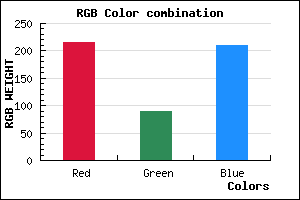 rgb background color #D85AD1 mixer