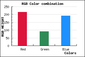 rgb background color #D85BBF mixer