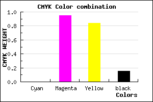 #D90B23 color CMYK mixer