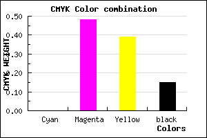 #D97184 color CMYK mixer