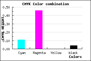 #D984F5 color CMYK mixer